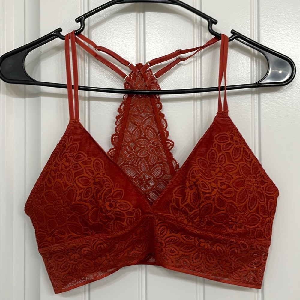 Burnt orange bralette